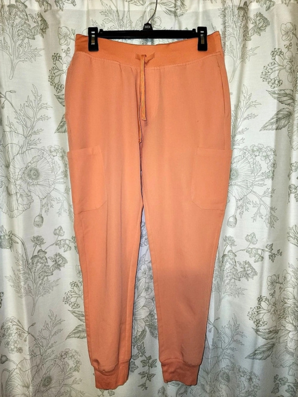mandala Orange Jogger Pants Size Small Like New